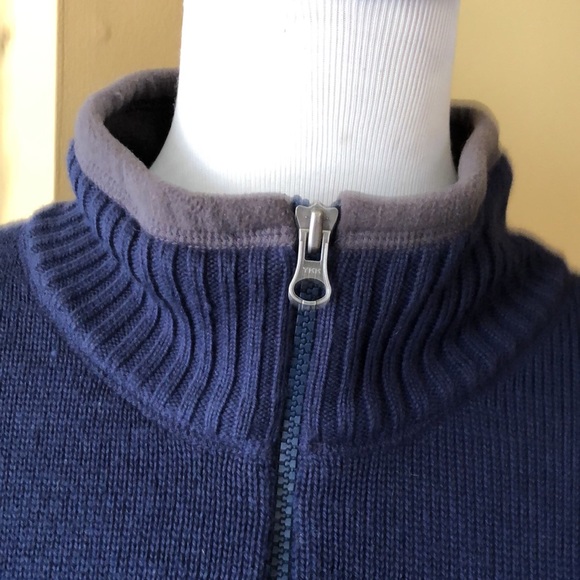THE NORTHFACE A5 Series Mens size XXL Wool Sweater 1/4 Zip Navy Layer Prep Sport - Picture 9 of 16